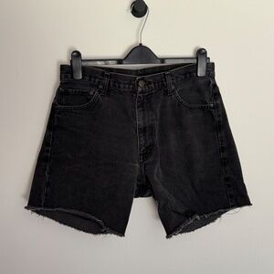 Polo Ralph Lauren Black Denim Cutoff Shorts